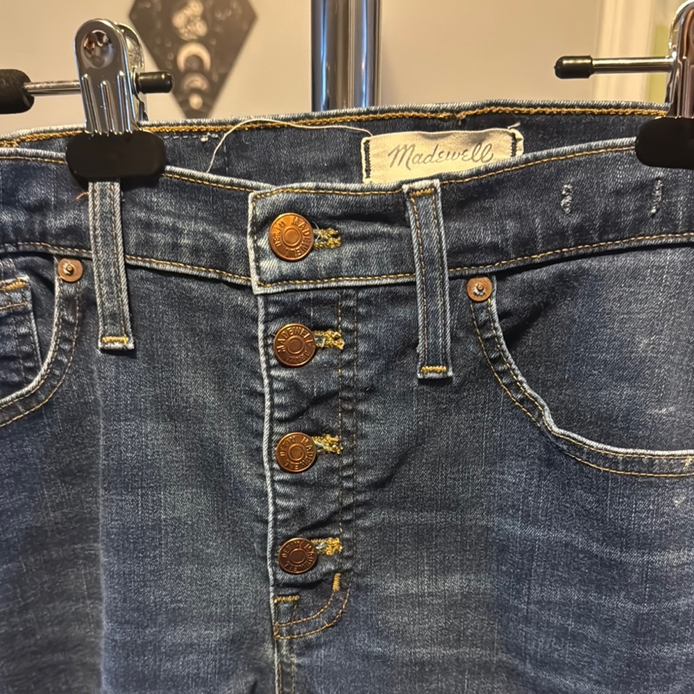 Madewell High Rise Blue Jeans Classic Style